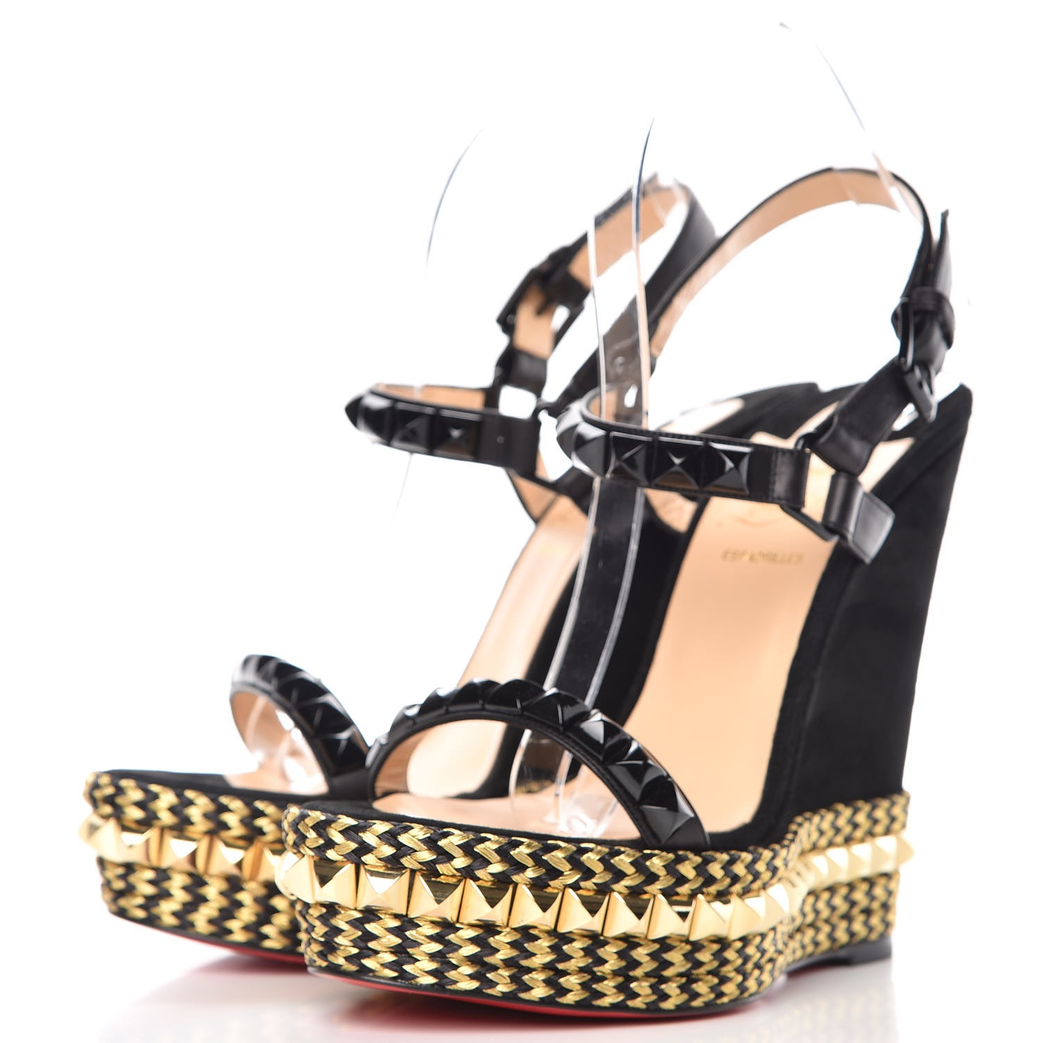louboutin cataclou wedges