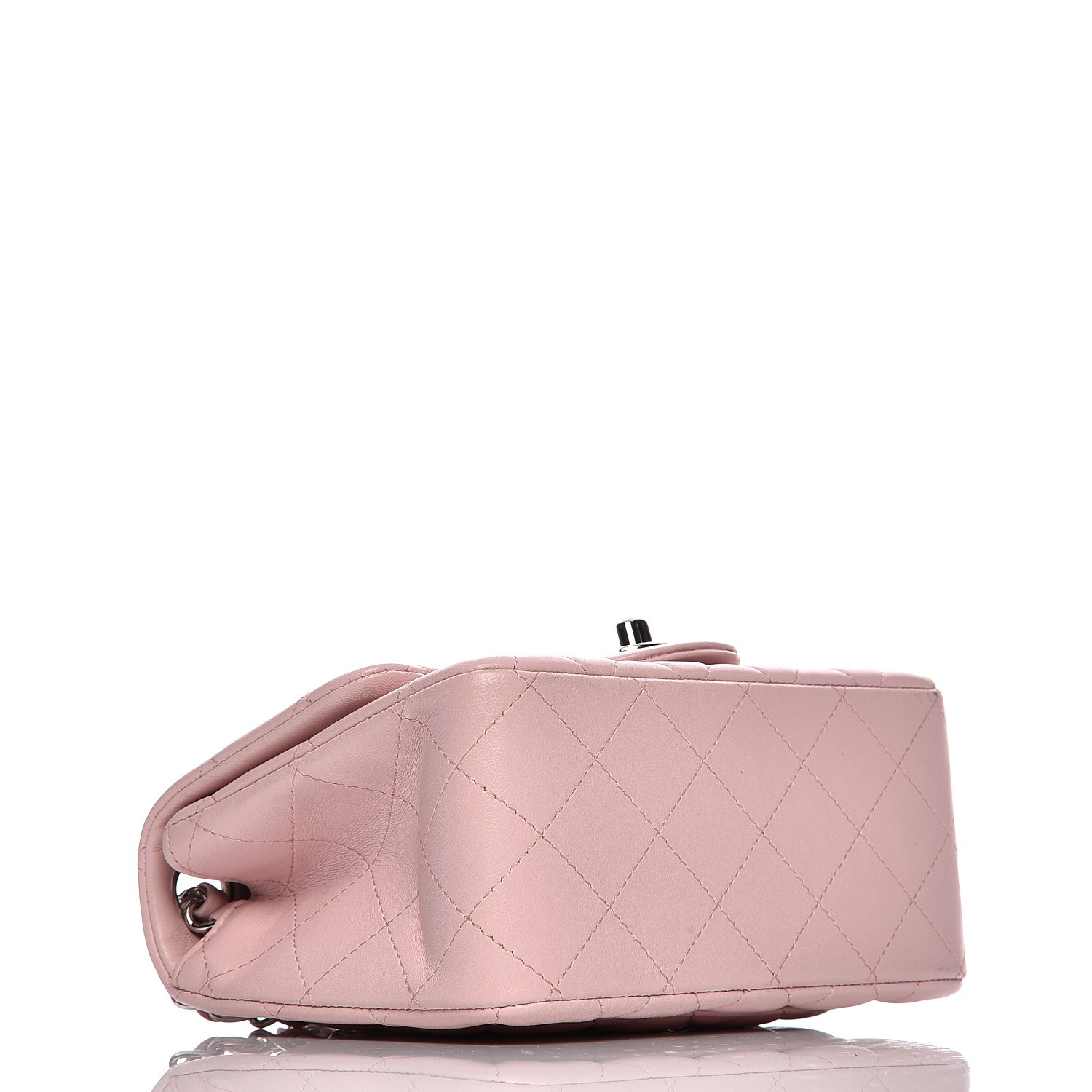 chanel pink square mini