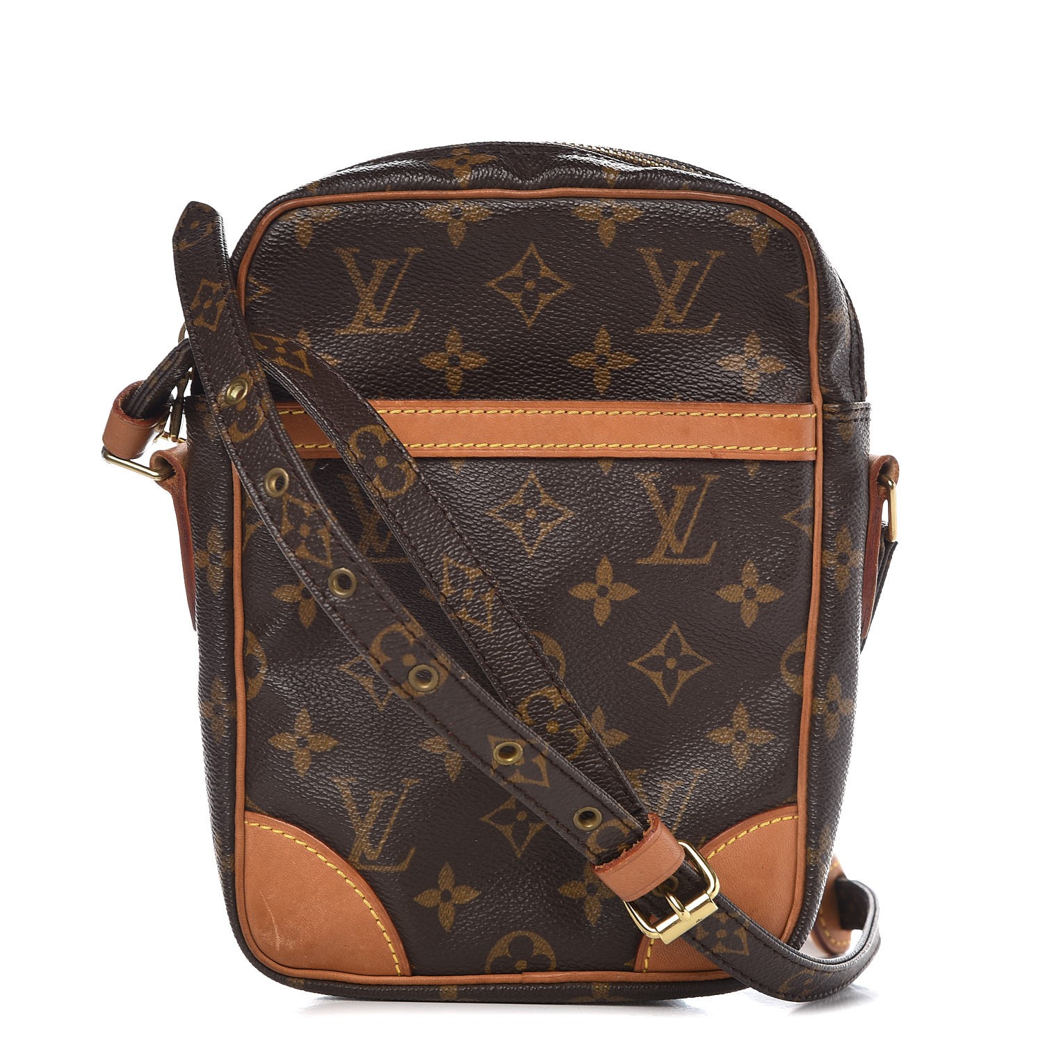 Louis Vuitton Vintage Brown Monogram Danube 21 Canvas Crossbody Bag, Best  Price and Reviews
