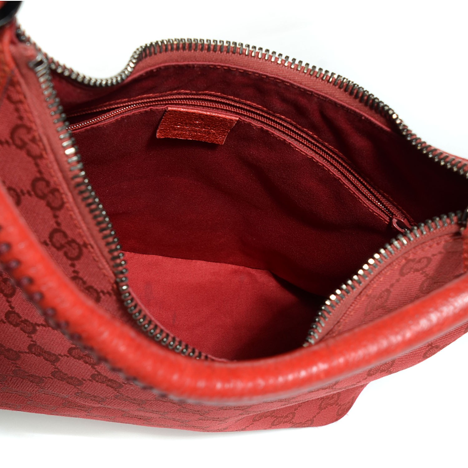 gucci red monogram bag
