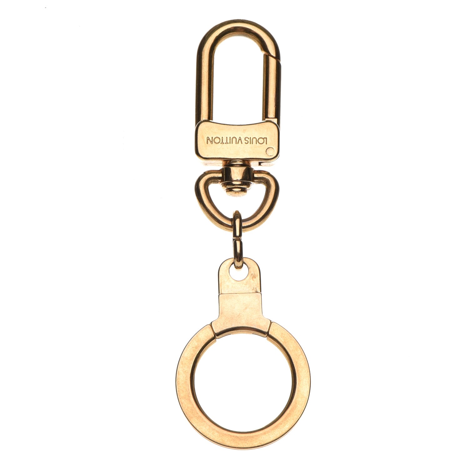 LOUIS VUITTON Pochette Extender Key Ring Gold 211074