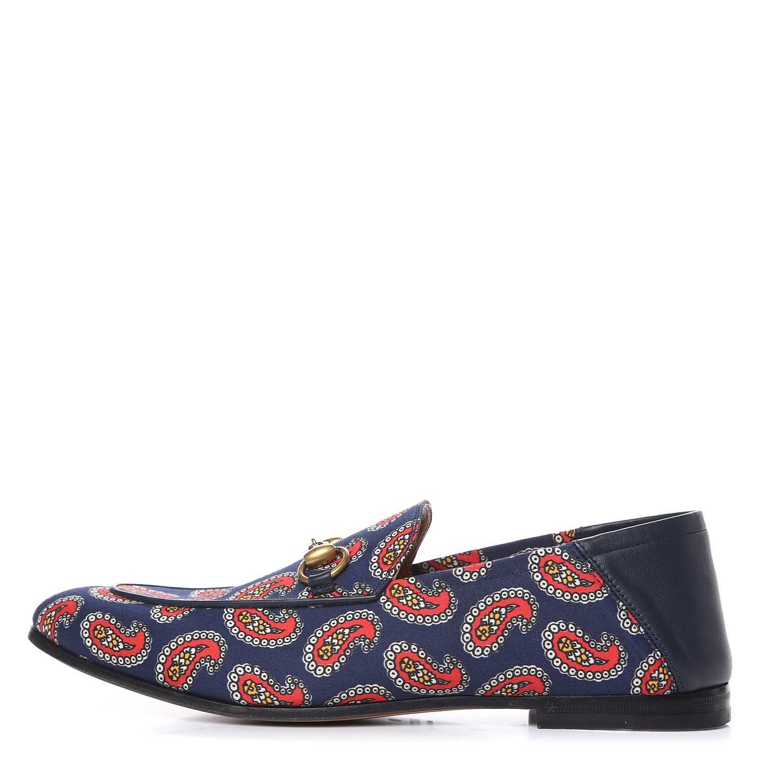 gucci paisley loafers