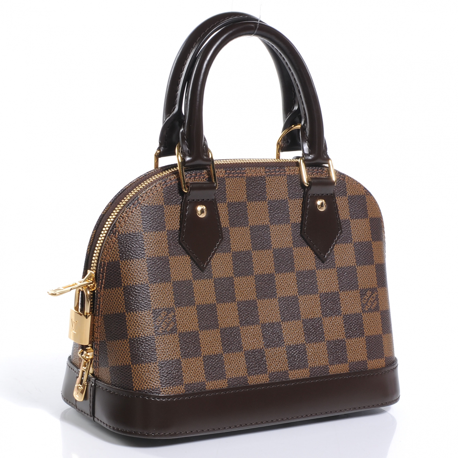 LOUIS VUITTON Damier Ebene Alma BB 49727