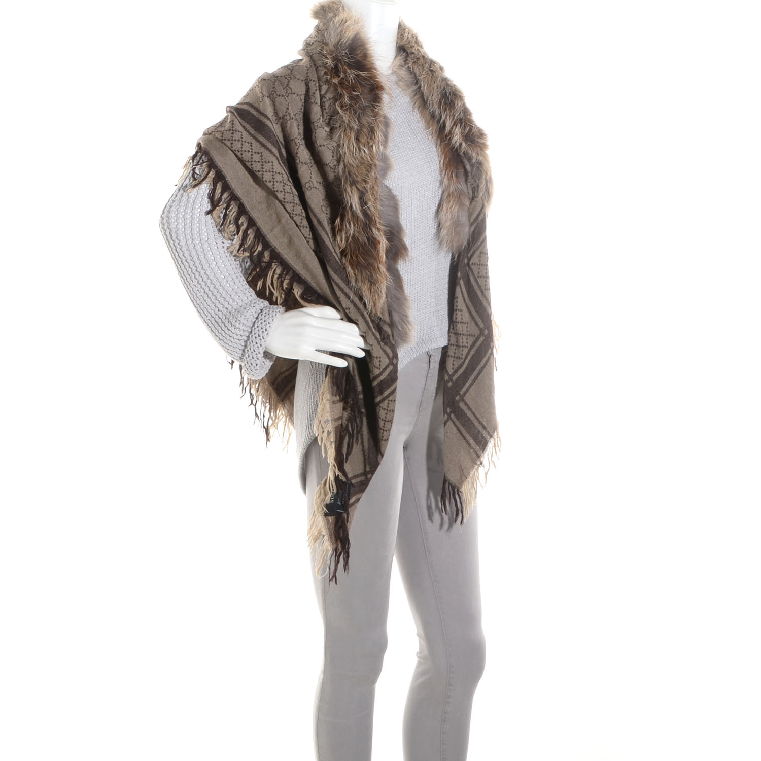 gucci fur wrap