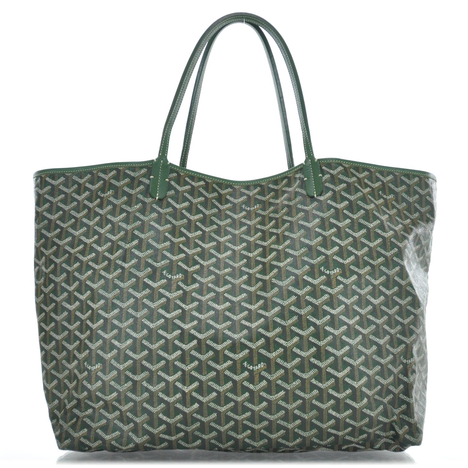 GOYARD Saint Louis GM Tote Bag Green 33036