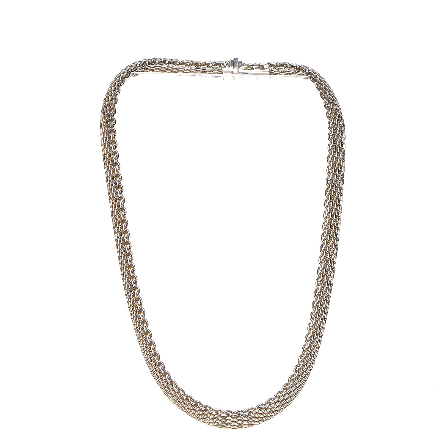 TIFFANY Sterling Silver Somerset Mesh Necklace 205836
