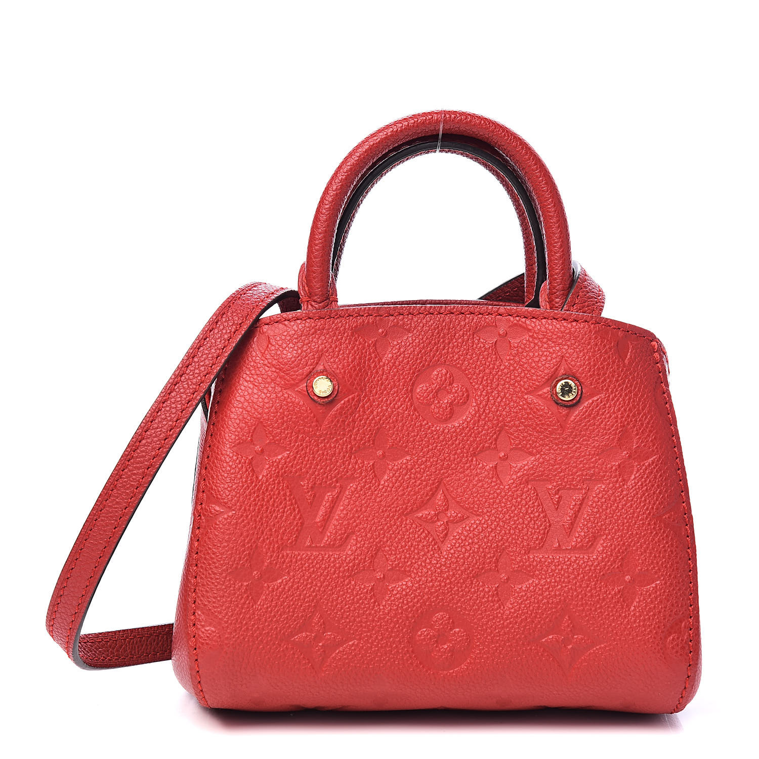 louis vuitton nano montaigne LOUIS VUITTON Empreinte Montaigne Nano Cherry 498738
