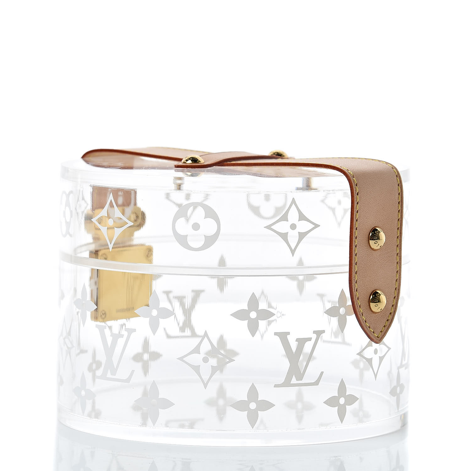 louis vuitton clear bag with scarf
