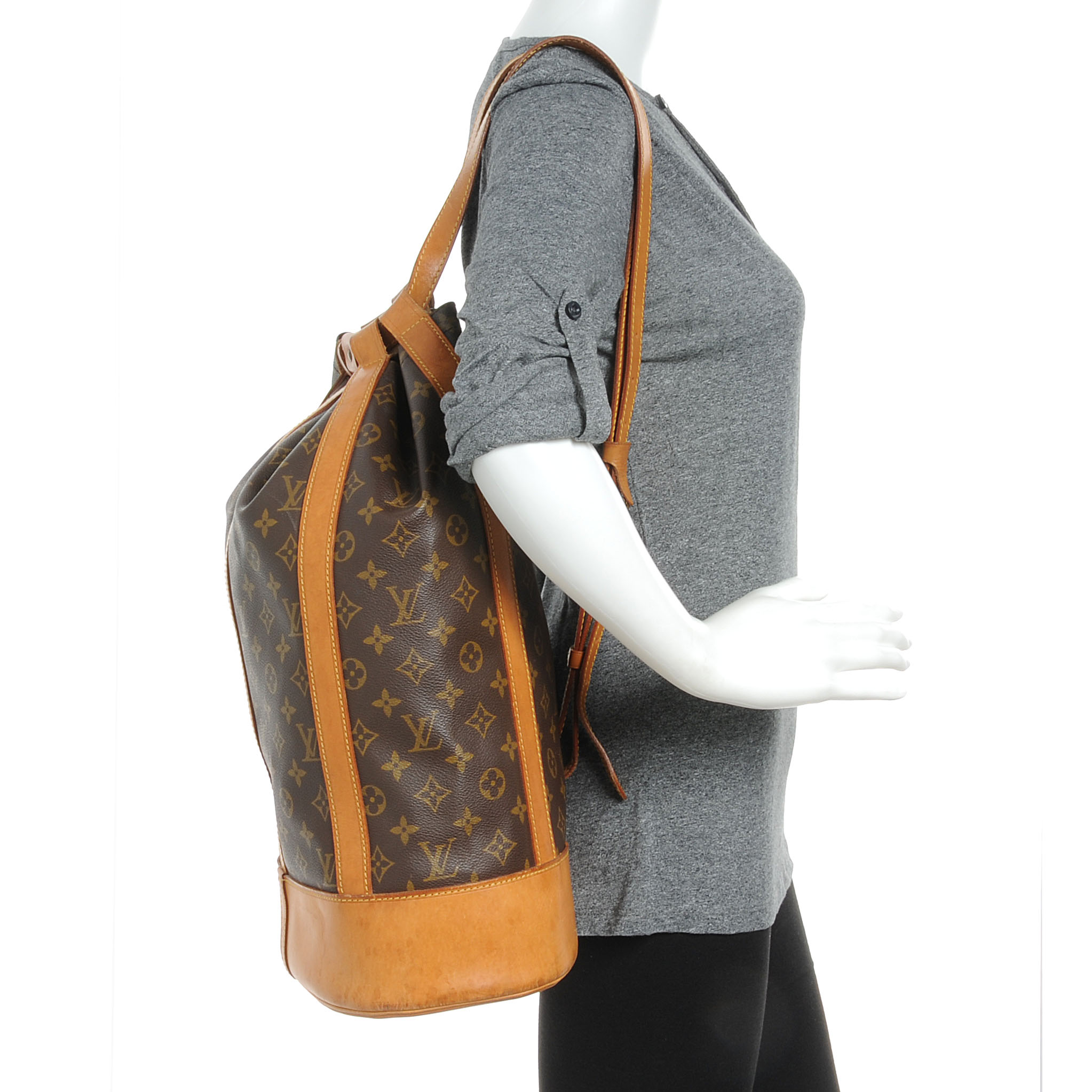 LOUIS VUITTON Monogram Randonnee GM Backpack 55274