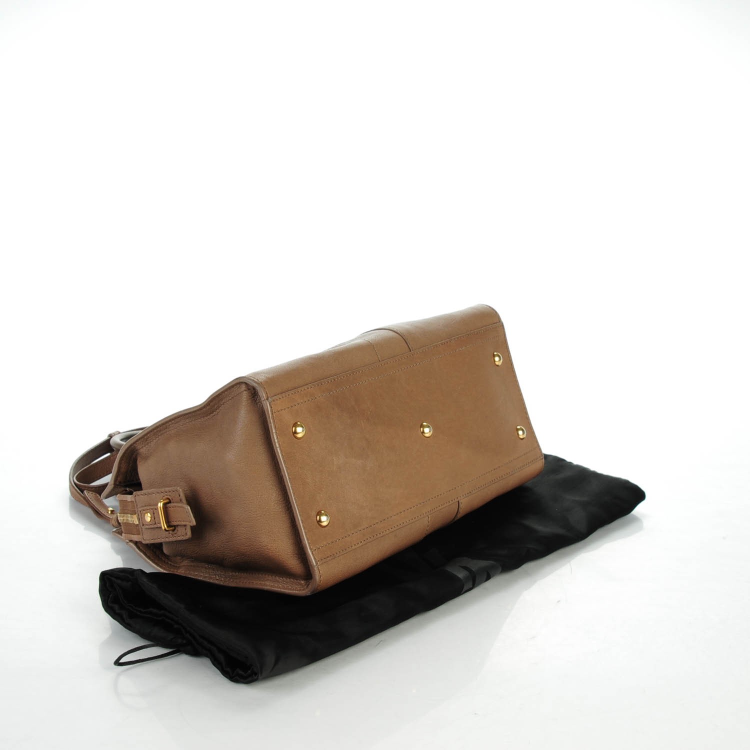 saint laurent mini pac pac in shearling and lambskin