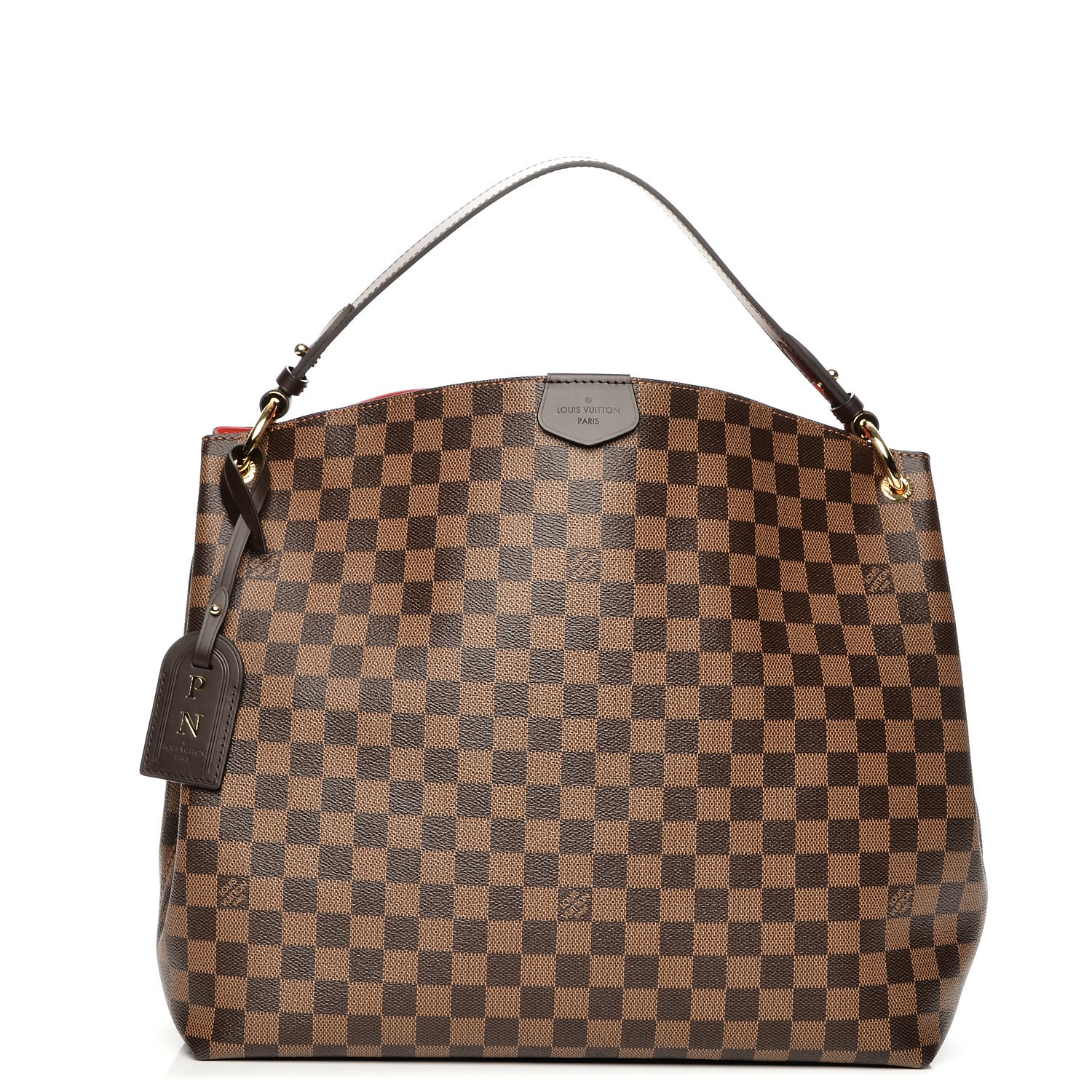 LOUIS VUITTON Damier Ebene Graceful MM 205077