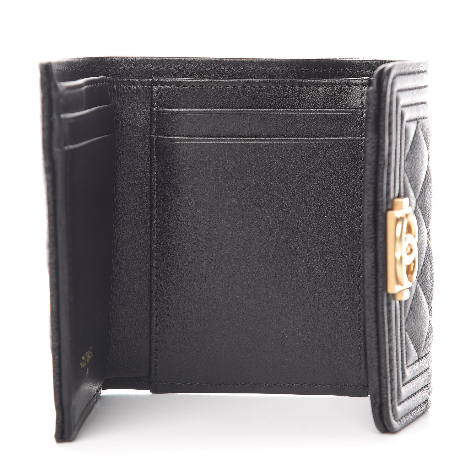 chanel boy wallet small