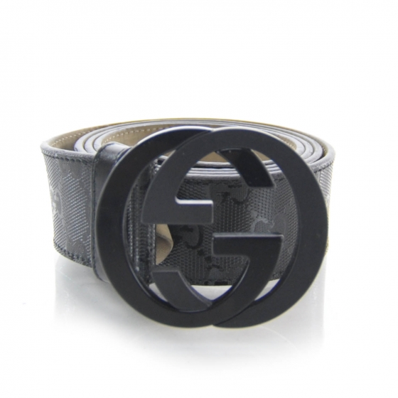 gucci belt black monogram