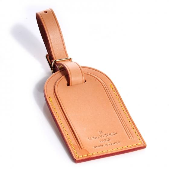 louis vuitton vachetta luggage tag