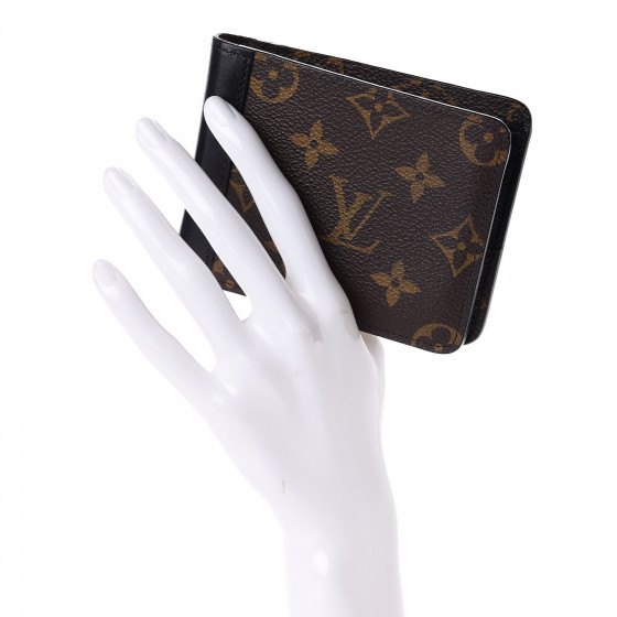 Louis Vuitton Monogram Macassar Pocket Organizer, Brown