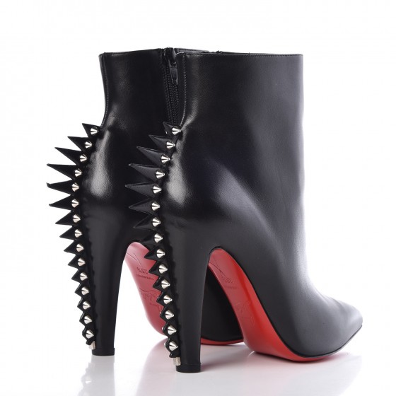 louboutin boots with zipper