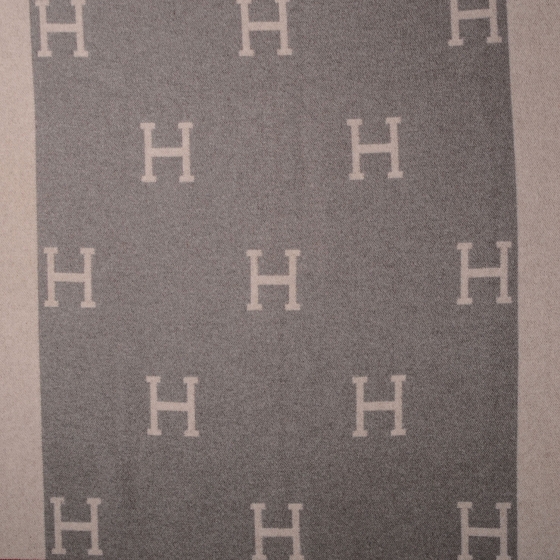 gray hermes blanket
