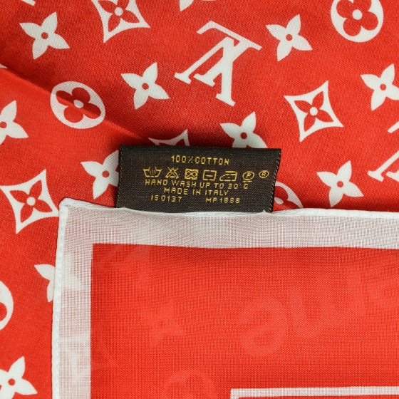 supreme x louis vuitton monogram bandana