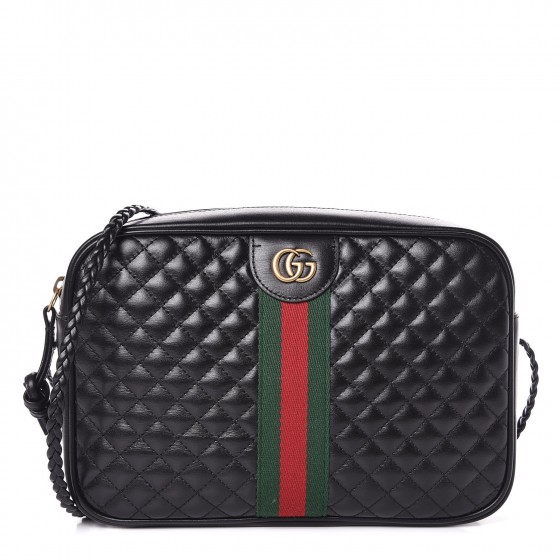 gucci laminated leather small shoulder bag