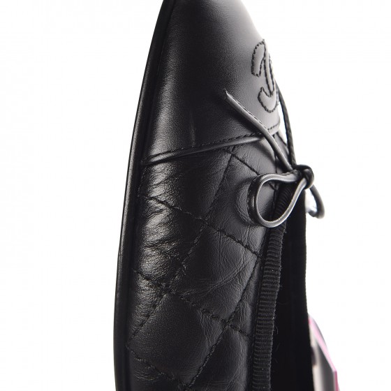 chanel aged calfskin ballerina