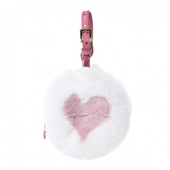 prada pink heart bag