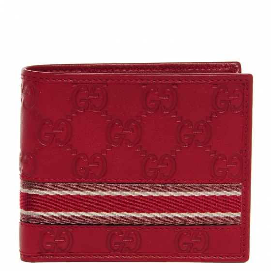 red gucci mens wallet