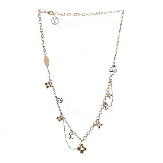 Louis Vuitton Blooming strass necklace (BLOOMING STRASS NECKLACE, M68374)