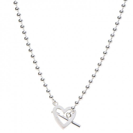 gucci heart necklace toggle