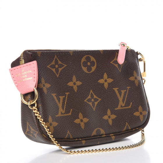 Louis Vuitton Limited Edition Monogram Canvas ILLUSTRE Mini Accessories Pochette Bag