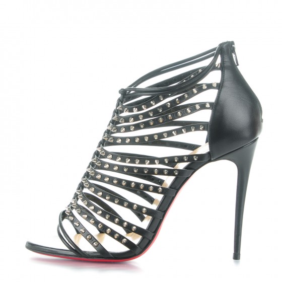 christian louboutin studded slides
