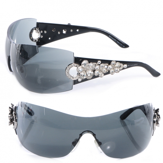 bvlgari glasses frames with crystal flowers