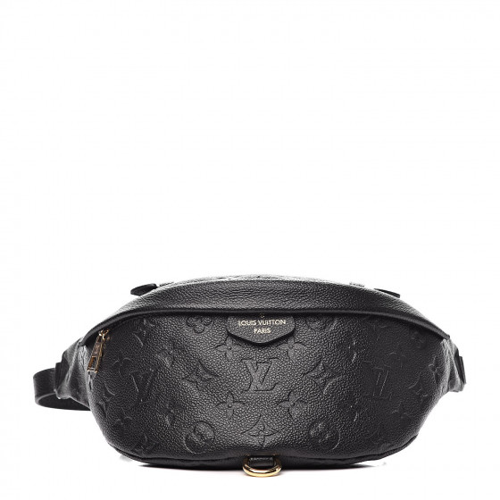 Louis Vuitton Monogram Empreinte Bumbag Noir M44812-black  Monogram  empreinte bumbag, Louis vuitton bumbag, Louis vuitton