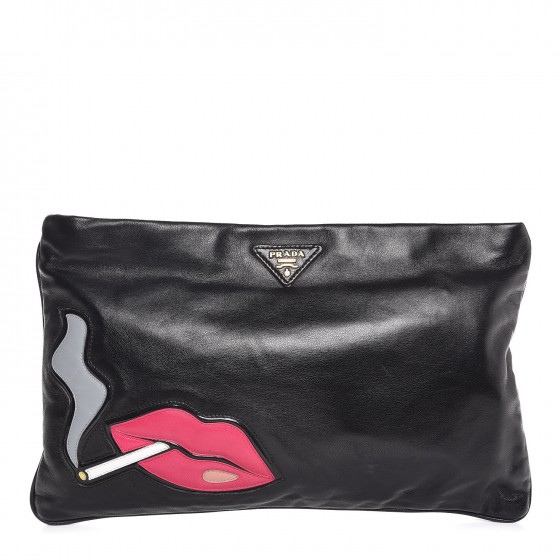 prada lips bag