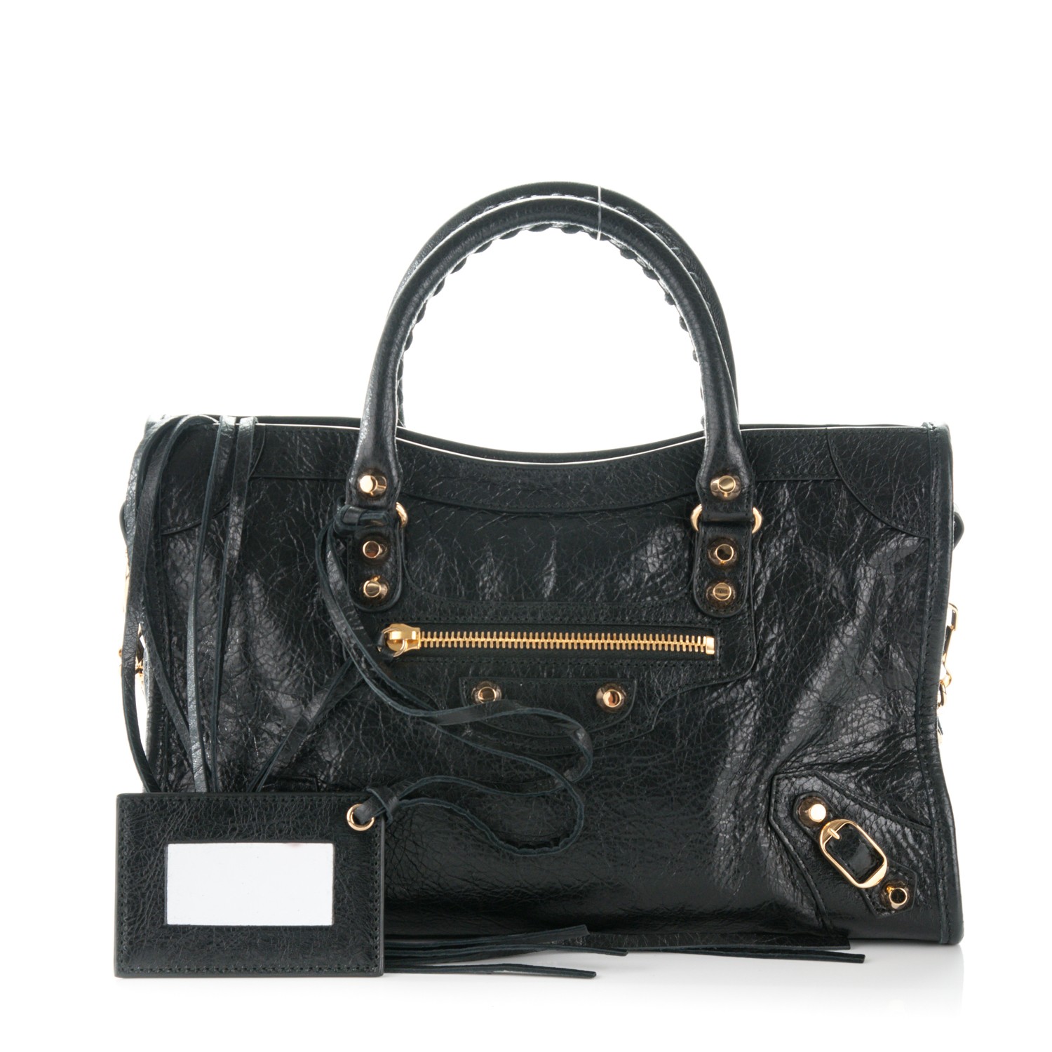 balenciaga classic city gold