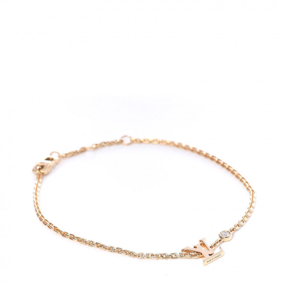 Louis Vuitton Idylle Blossom Gold Diamond Monogram Bracelet