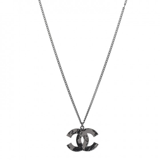 dark silver necklace