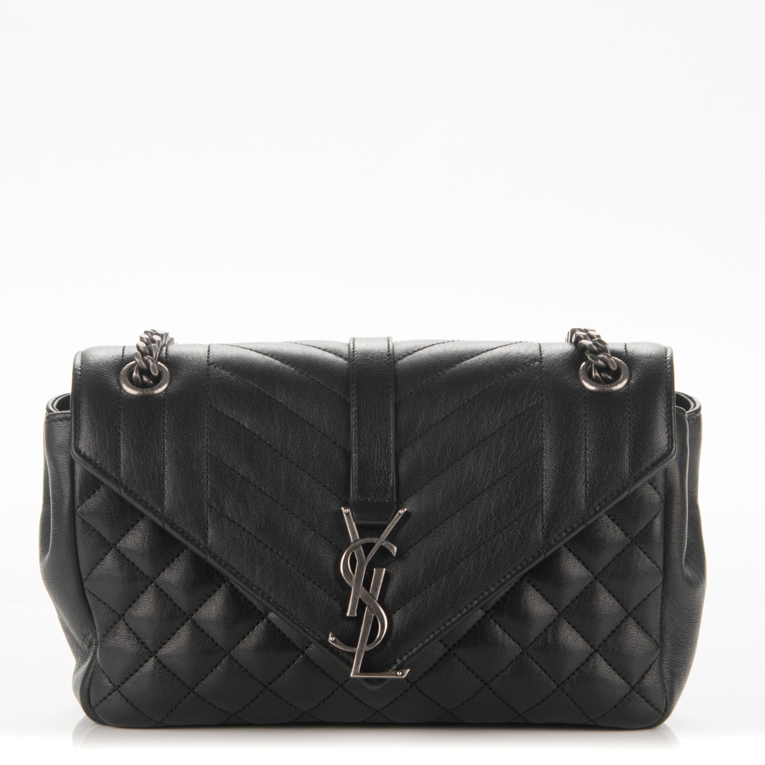 saint laurent college bag black