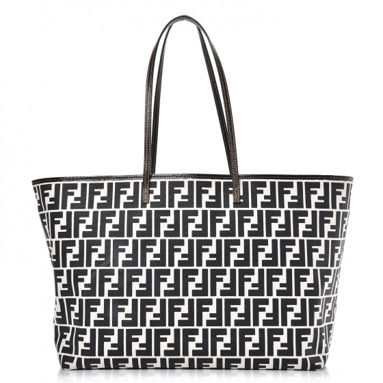 black and white fendi bag