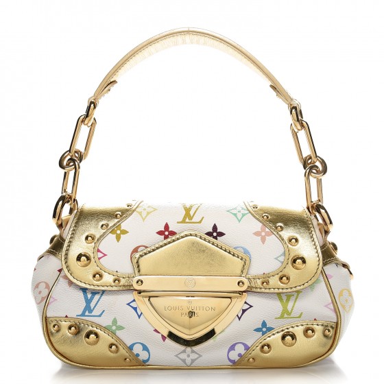 LOUIS VUITTON Monogram Multicolor Marilyn White Hand Shoulder Bag