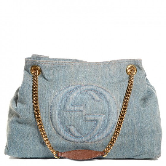 gucci denim soho bag