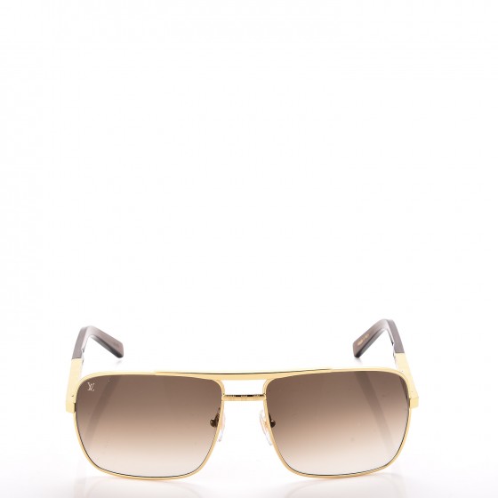 LOUIS VUITTON Attitude Sunglasses Z0259U Gold 236011