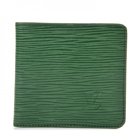 LOUIS VUITTON Epi Wallet Borneo Green 325280
