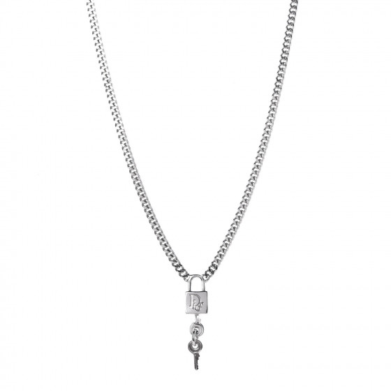 dior lock necklace 2018