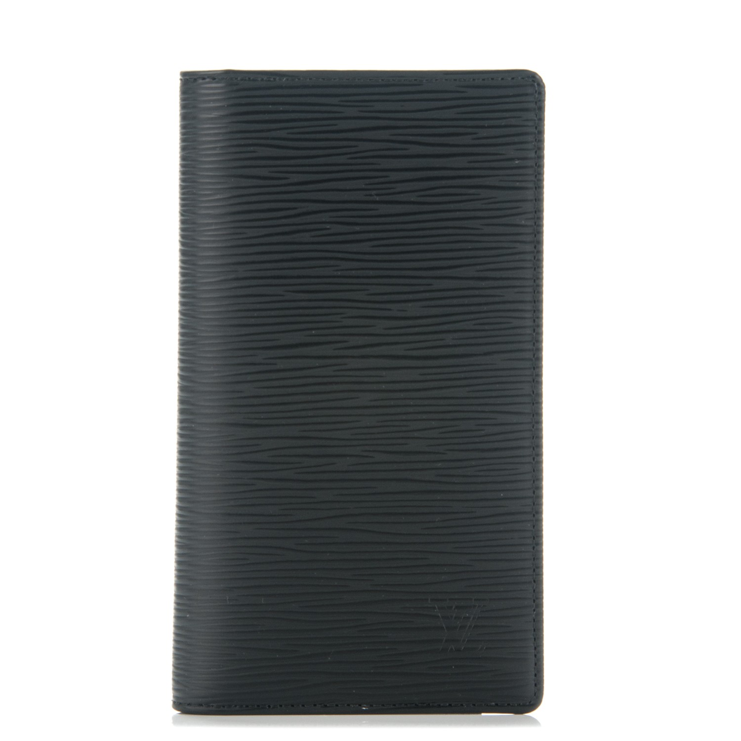 LOUIS VUITTON Epi Pocket Agenda Cover Black with Refill 177961