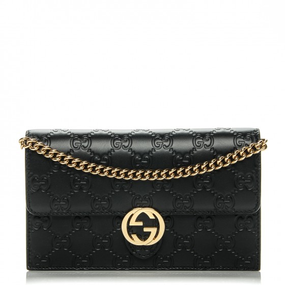 gucci icon chain wallet