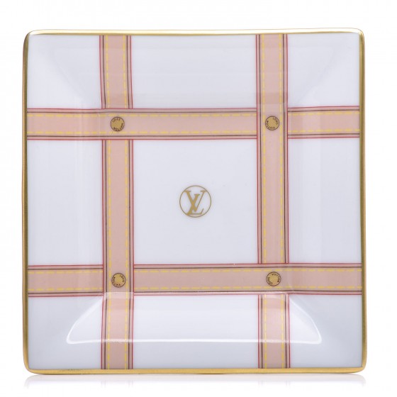 LOUIS VUITTON NEW LIMITED EDITION LEATHER CANVAS VALET TRAY BOWL NEW IN BOX  - AGENT CLOSETEUR