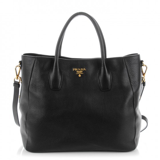 prada vitello daino tote bag