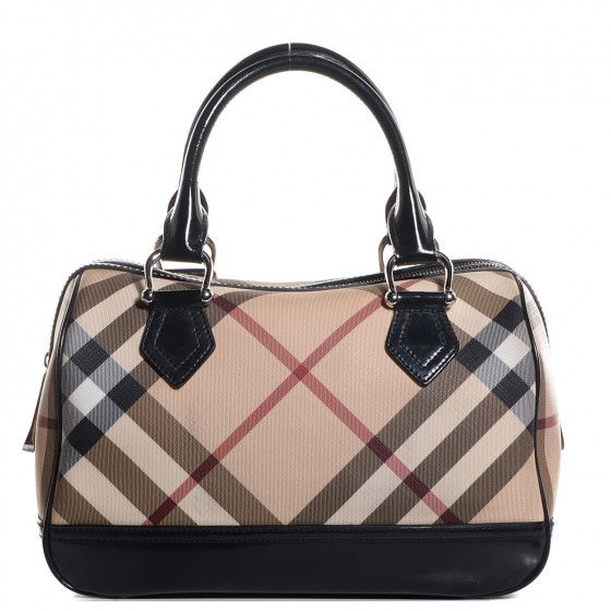 burberry nova check bowling bag