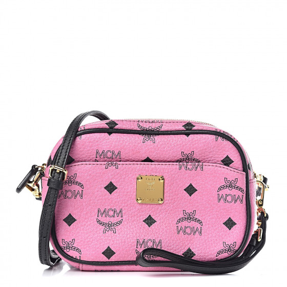 pink mcm mini bag