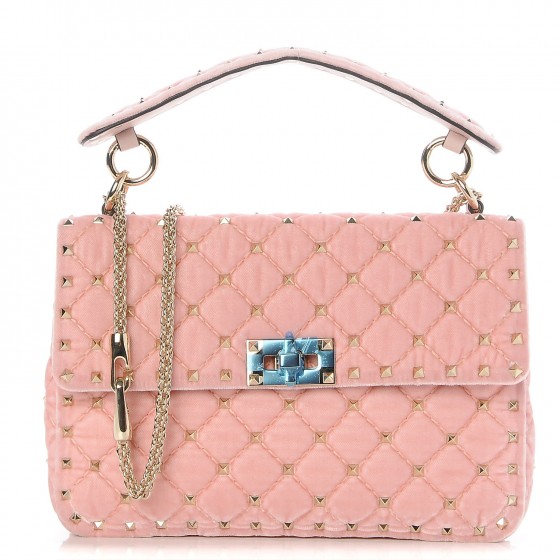 valentino blue velvet bag